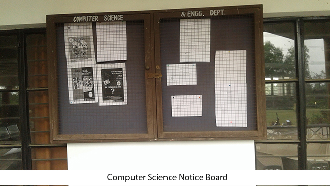 Computer Science Notice Board